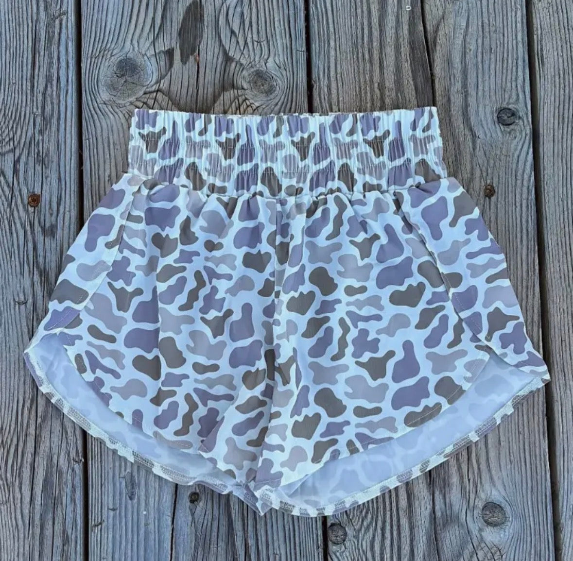 Camouflage Print Shorts