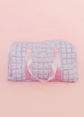 Watercolor Floral Bow Quilted Duffle Bag