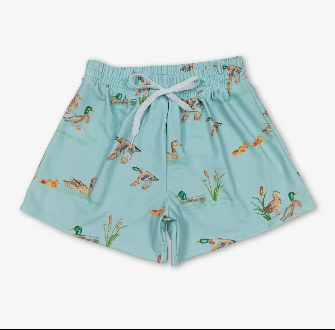 Boys Duck Print Swimming Trunks