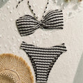 Stripped Bikini Set