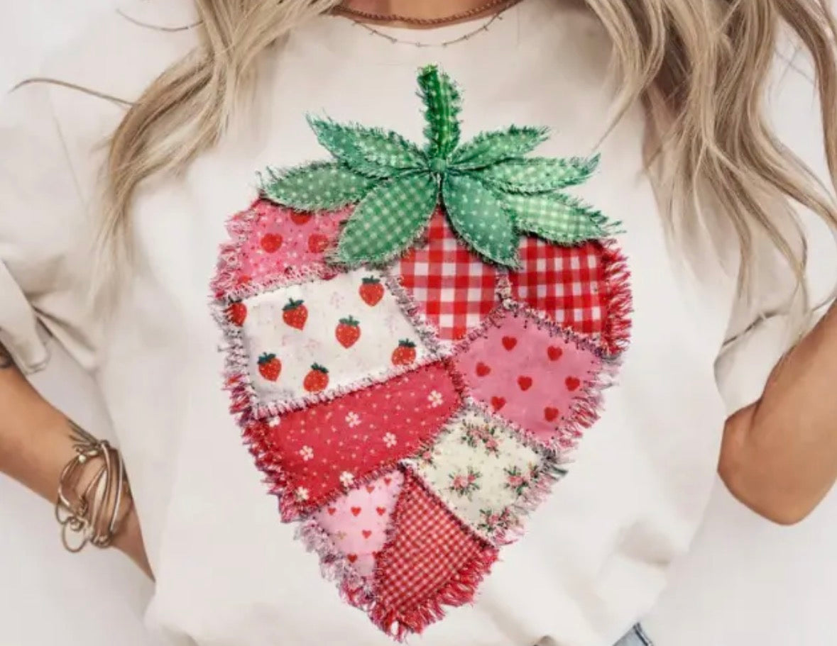 Strawberry Patch Work T-shirt
