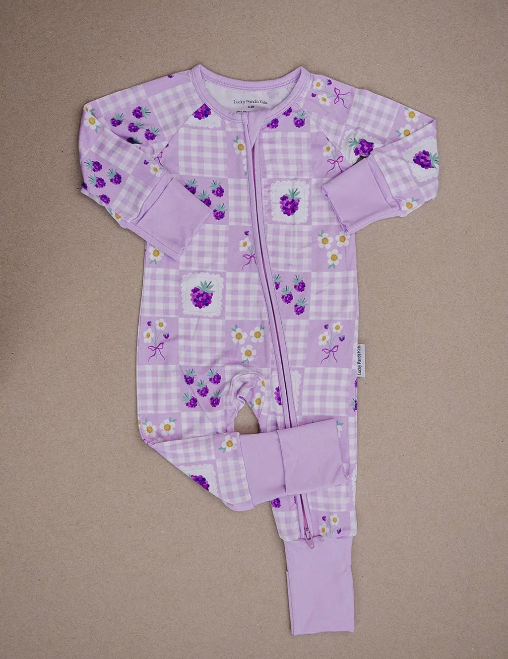 Raspberry Zippy Romper