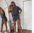 Solid Colored Casual Set