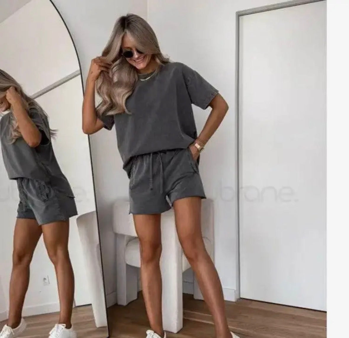 Solid Colored Casual Set