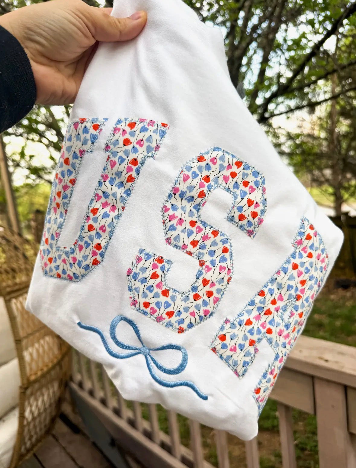 USA Floral Shirt Short Sleeve