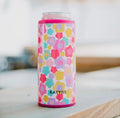 Groovy Flowers Tall Can Cooler
