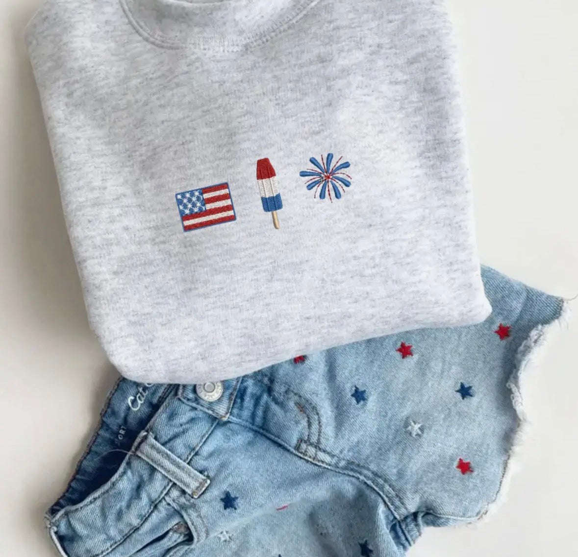 Kids 4th Of July Crewneck