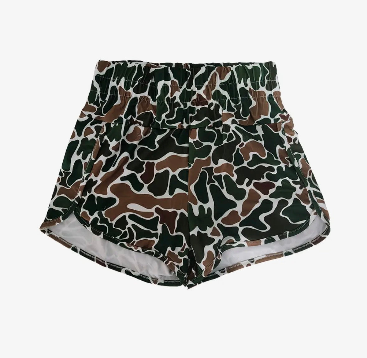 Camouflage Print Shorts