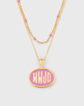 WWJD Pink Necklace