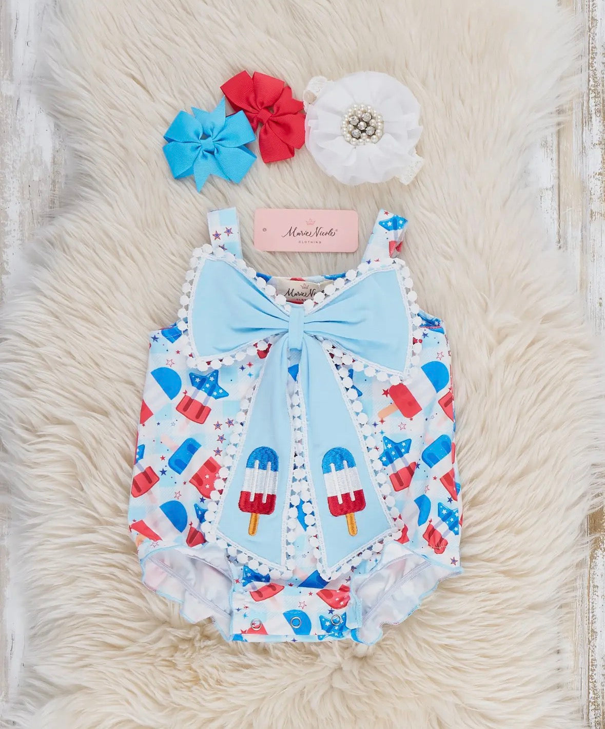 Patriotic Bubble Romper