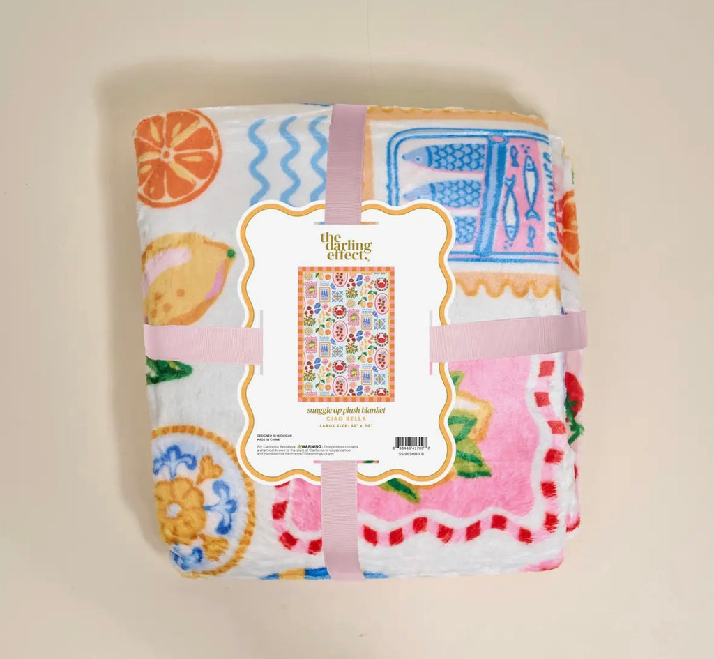 Snuggle Up Plush Blanket-Ciao Bella